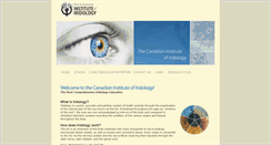 Desktop Screenshot of cdninstiridology.com